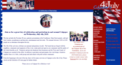 Desktop Screenshot of culpeper4thofjuly.com